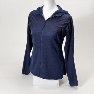 Mammut Women’s Lightweight Zip-Up Hoodie Jacket Navy XS Athletic Layering 🏔️✨🌲